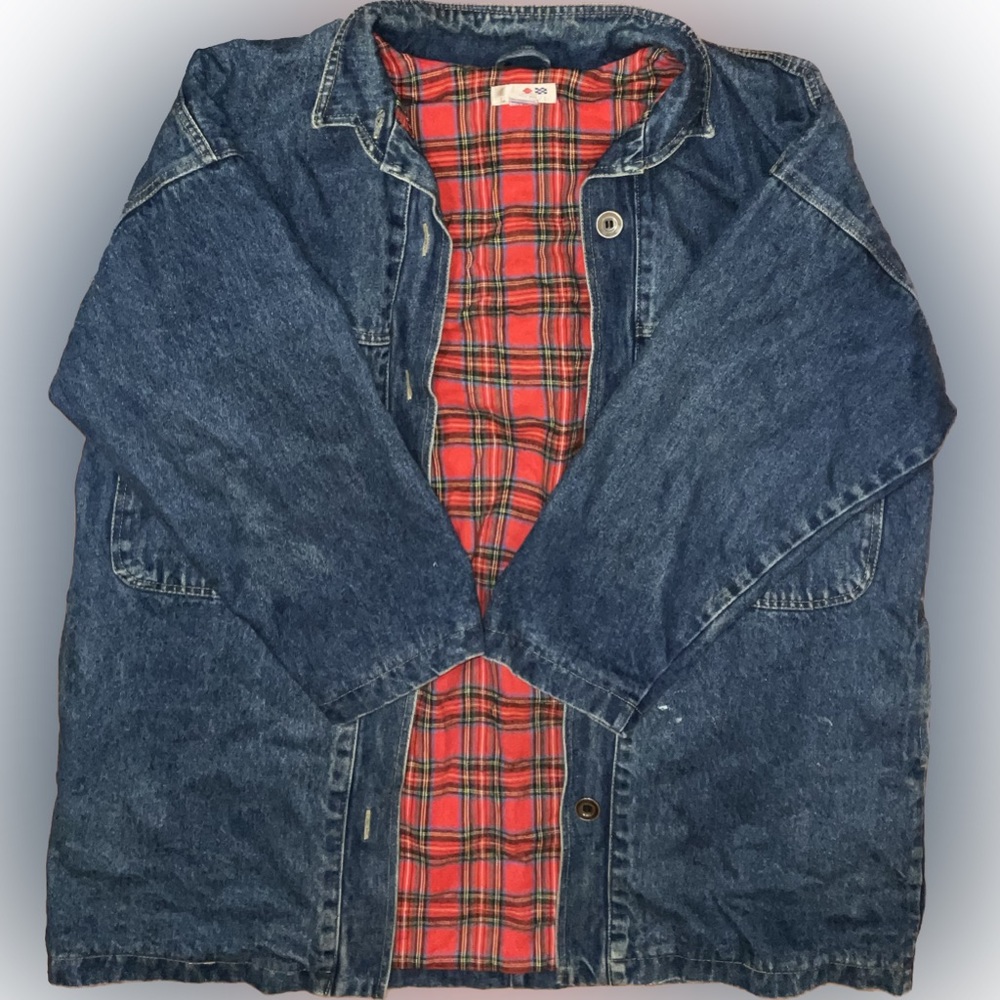 vintage denim/flannel jacket